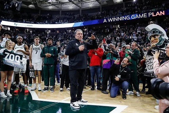 Michigan State Head Coach Tom Izzo