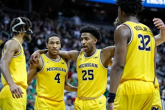 Tray Jackson (2), Nimari Burnett (4), Jace Howard (25), and Tarris Reed Jr. (32)