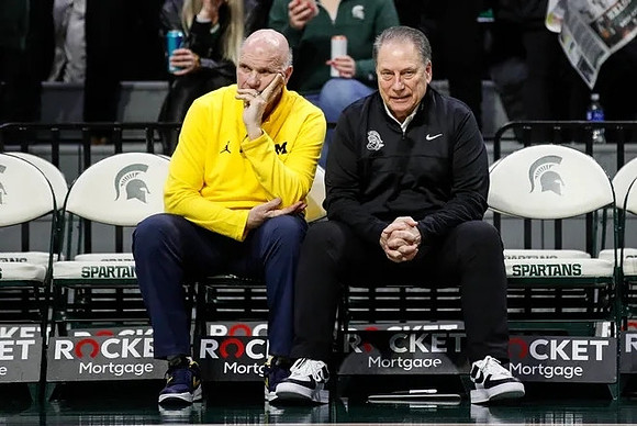 Phil Martelli and Michigan State Head Coach Tom Izzo