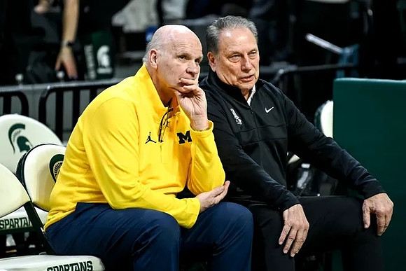 Phil Martelli and Michigan State Head Coach Tom Izzo