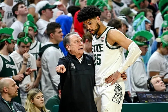 Michigan State Head Coach Tom Izzo