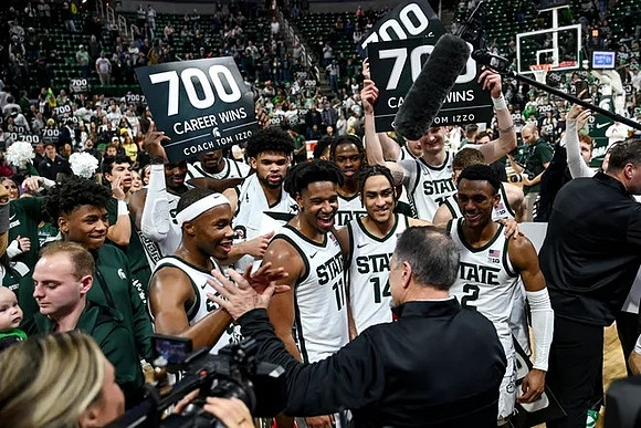 Michigan State Head Coach Tom Izzo