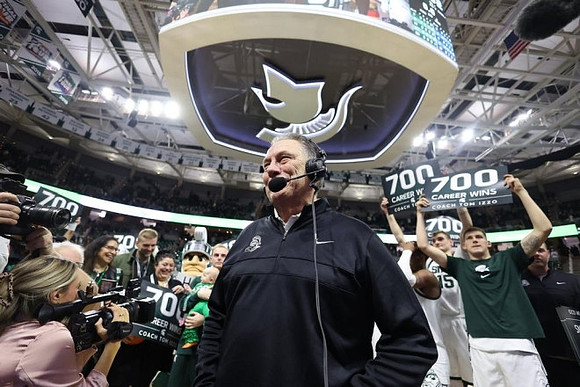 Michigan State Head Coach Tom Izzo