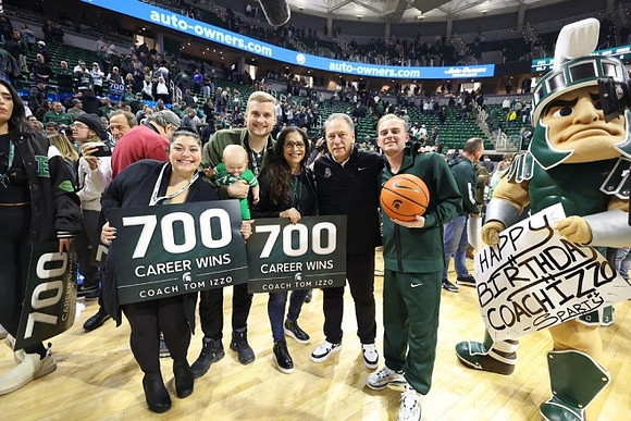 Michigan State Head Coach Tom Izzo