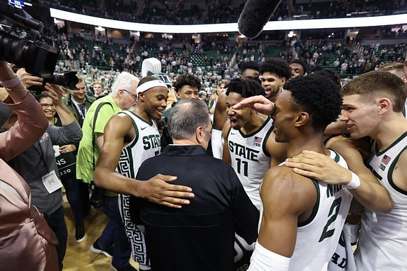 Michigan State Head Coach Tom Izzo