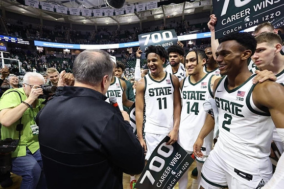 Michigan State Head Coach Tom Izzo
