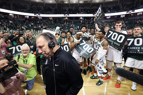 Michigan State Head Coach Tom Izzo