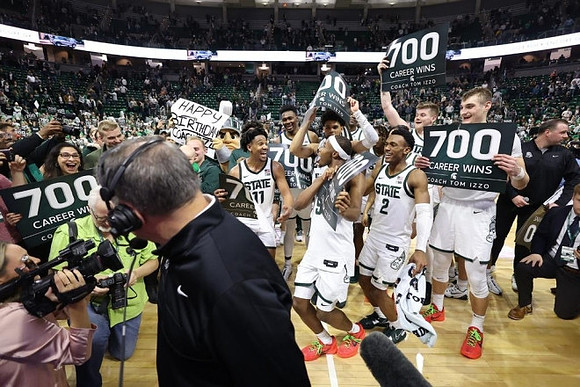 Michigan State Head Coach Tom Izzo