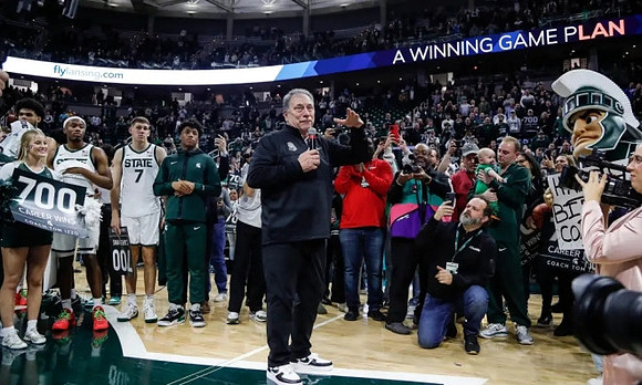 Michigan State Head Coach Tom Izzo