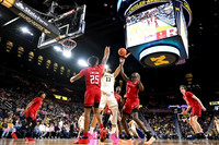 Olivier Nkamhoua (13), Jaelin Llewellyn (3), Will Tschetter (42), and Nimari Burnett (4)