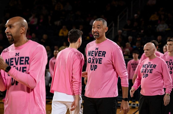 Saddi Washington, Juwan Howard, and Phil Martelli