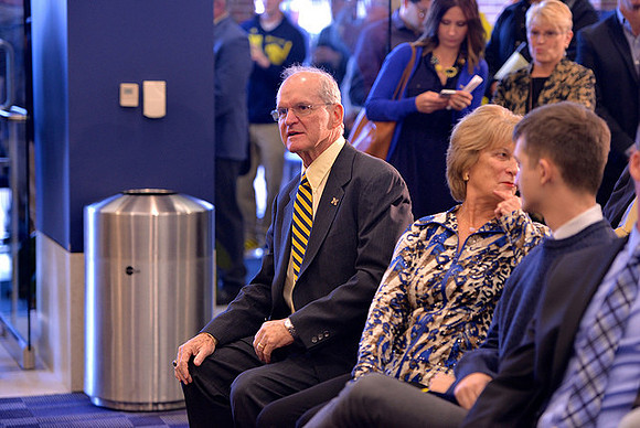 Jack Harbaugh and Jackie Harbaugh