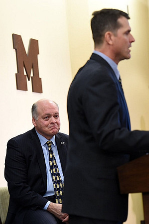 Jim Hackett and Jim Harbaugh