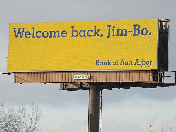 Jim Harbaugh Billboard