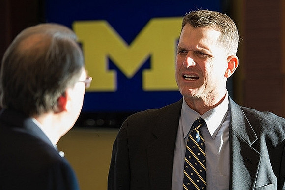 Lloyd Carr and Jim Harbaugh