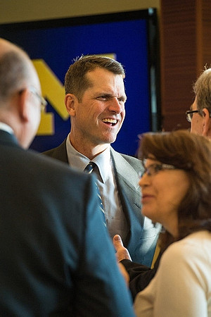 Jim Harbaugh and Lloyd Carr