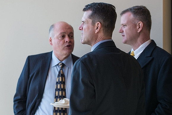 Jim Hackett and Jim Harbaugh