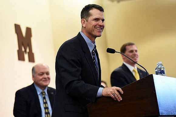 Jim Hackett and Jim Harbaugh