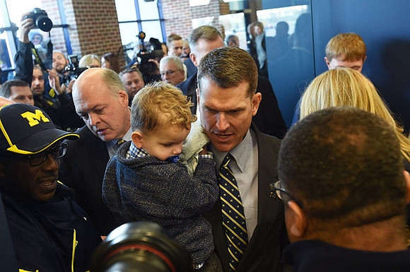 Jim Hackett and Jim Harbaugh