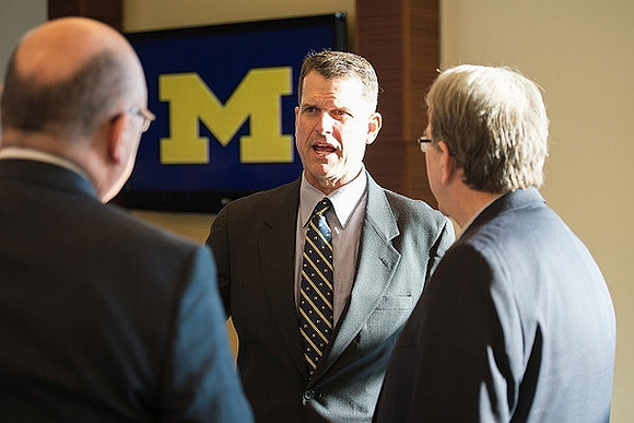 Jim Harbaugh and Lloyd Carr