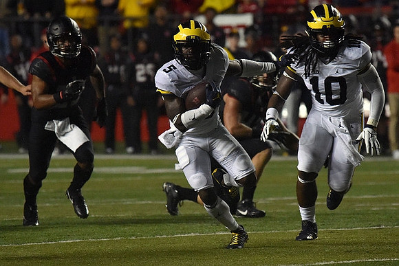 Jabrill Peppers (5) and Devin Bush (10)
