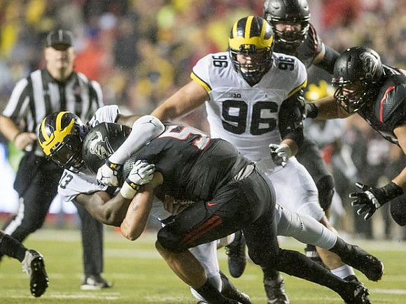 Taco Charlton (33) and Ryan Glasgow (96)