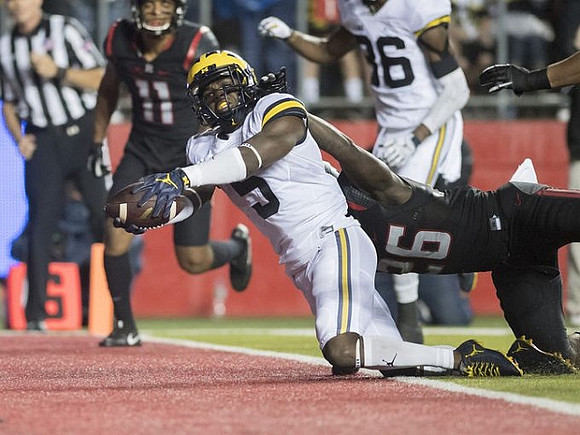 Jabrill Peppers (5) and Jehu Chesson (86)