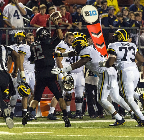 Rashan Gary (3) and Maurice Hurst (73)
