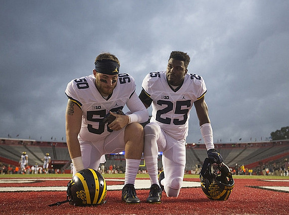 Andrew Robinson (50) and Dymonte Thomas (25)