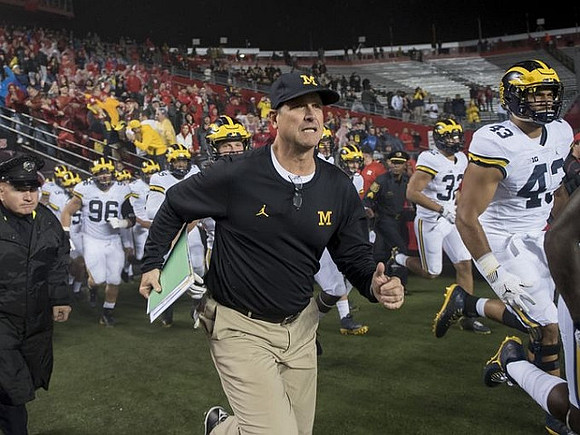 Jim Harbaugh and Michigan Team