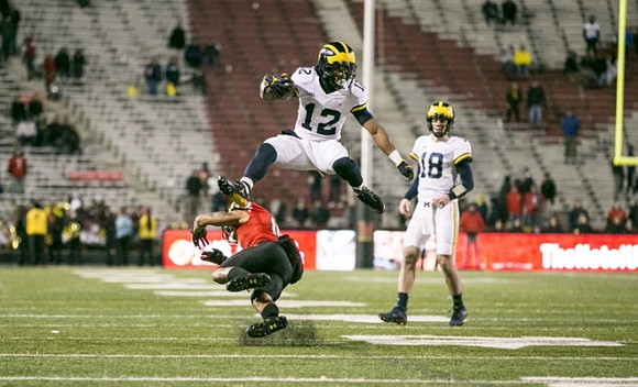 Chris Evans (12) and Brandon Peters (18)
