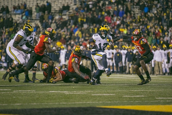 Juwann Bushell-Beatty (76) and Chris Evans (12)