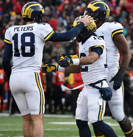 Brandon Peters (18) and Chris Evans (12)