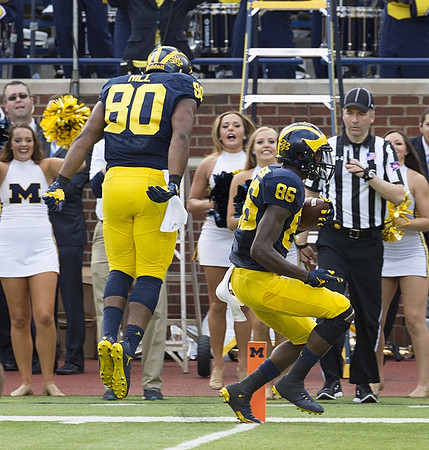 Khalid Hill (80) and Jehu Chesson (86)