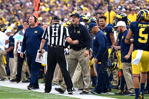 Tim Drevno and Jim Harbaugh