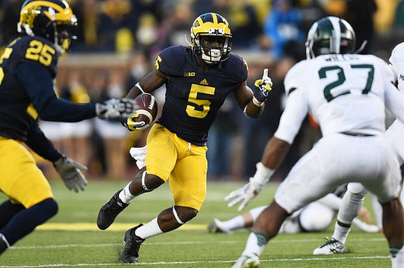 Dymonte Thomas (25) and Jabrill Peppers (5)