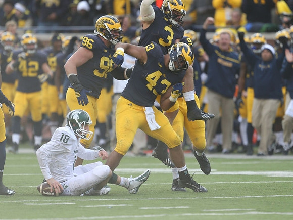 Ryan Glasgow (96), Chris Wormley (43), and Desmond Morgan (3)