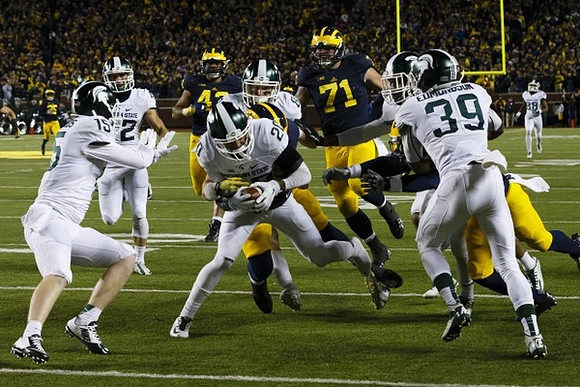 Chris Wormley (43) and Ben Braden (71)