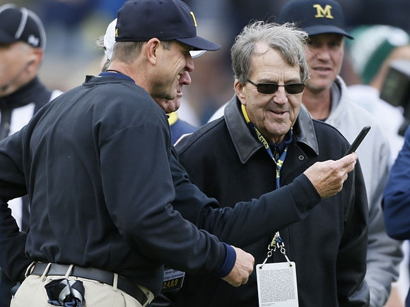 Jim Harbaugh and Lloyd Carr