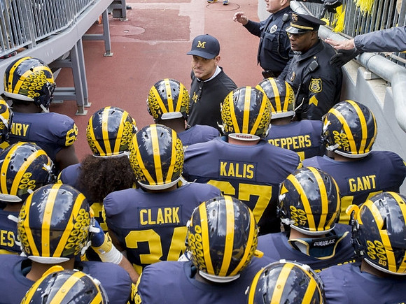 Jim Harbaugh and Michigan Team