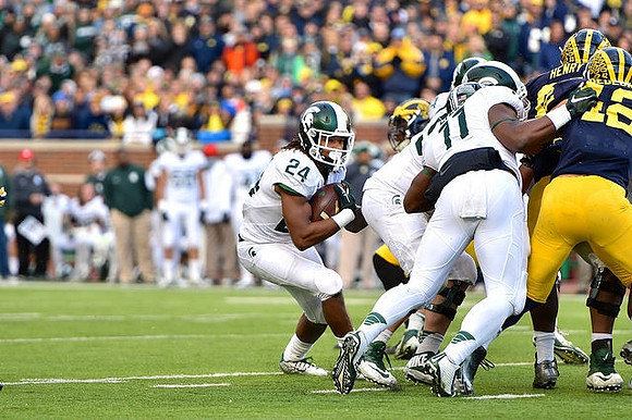 Willie Henry (69) and Ben Gedeon (42)