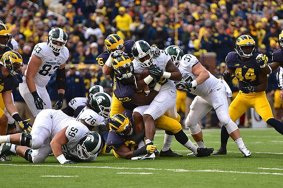 Joe Bolden (35), Royce Jenkins-Stone (52), Taco Charlton (33), and Delano Hill (44)