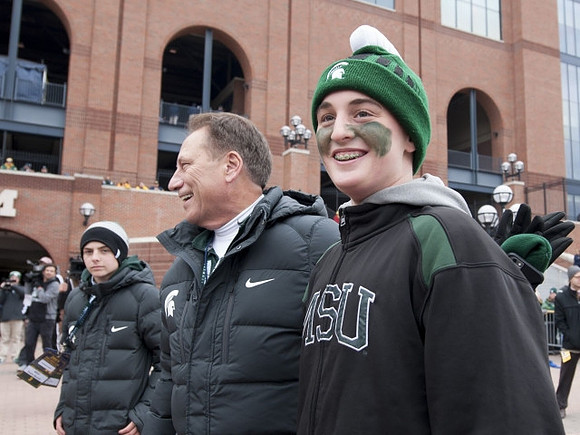 Michigan State Basketball Coach Tom Izzo