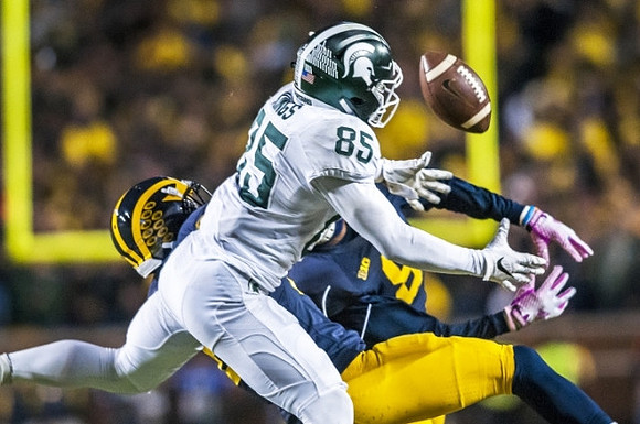 Channing Stribling (8) and Jabrill Peppers (5)