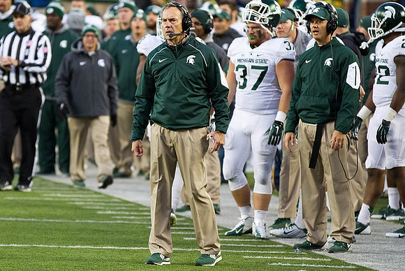 Michigan State Head Coach Mark Dantonio