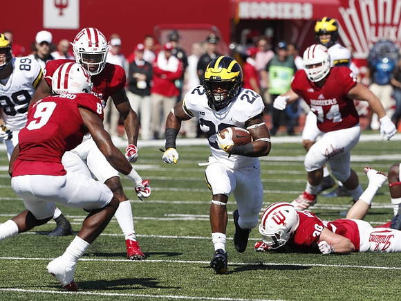 Ian Bunting (89) and Karan Higdon (22)