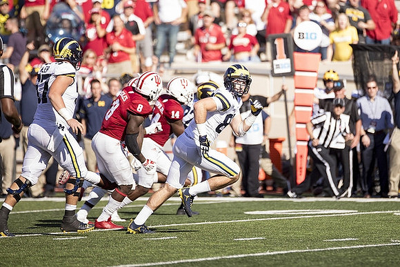 Patrick Kugler (57) and Zach Gentry (83)