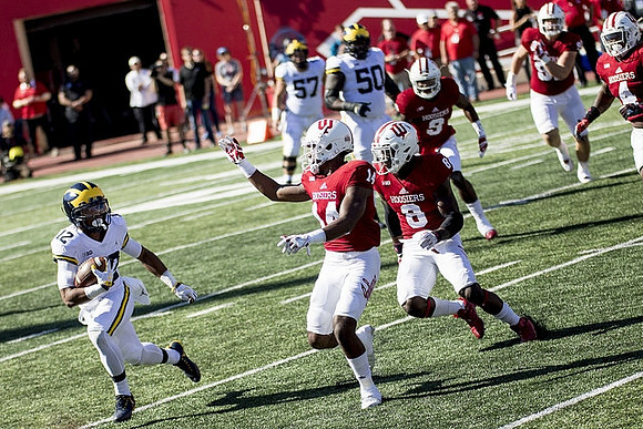 Chris Evans (12), Patrick Kugler (57), and Michael Onwenu (50)