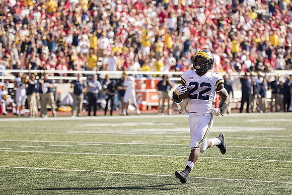 Karan Higdon (22)