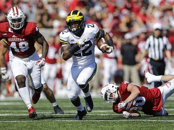 Karan Higdon (22)